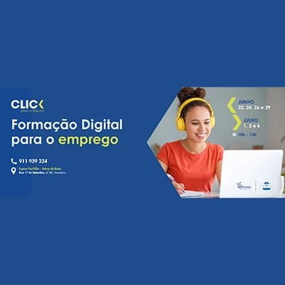 Formação gratuita em Competências Digitais | Click para o Futuro